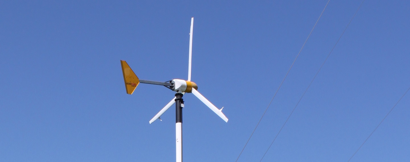 wind turbine at Kortright Centre