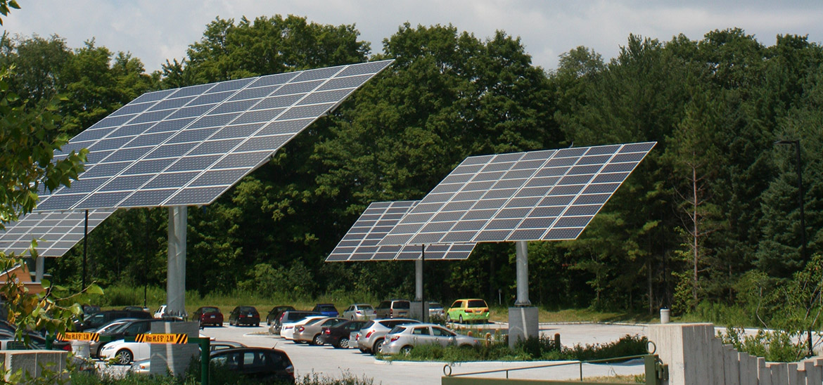 solar panels at Earth Rangers Centre