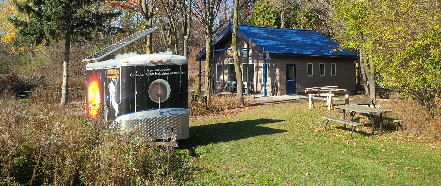 off grid learning centre at Kortright