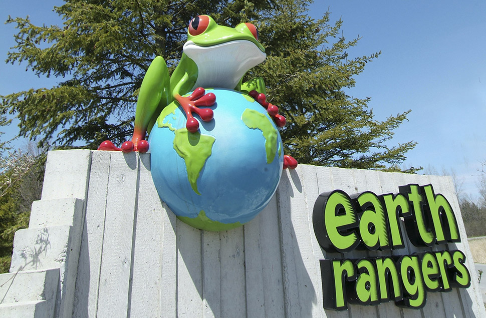 entrance to Earth Rangers Centre