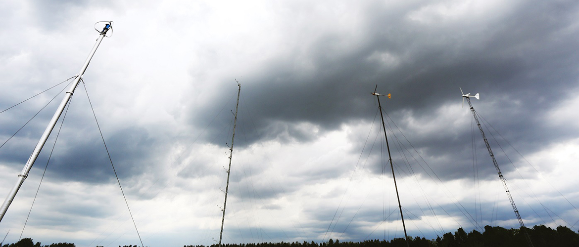 wind turbines at Kortright Centre